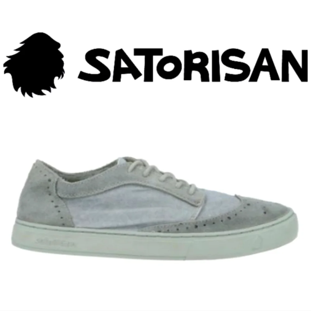 Satorisan Yukai Suede -Lin Men's Gray Sneakers. Size 39 US Men(6.5) Women (8).